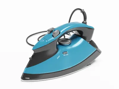 Steam Iron - Pack - Archviz - Gltf Appliance Low-poly 3D model