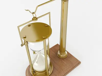 Hourglass on Stand 3D model