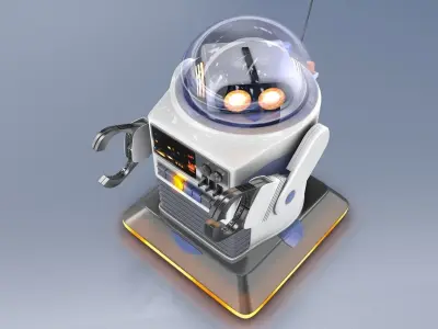 Omnibot RC Action  Robo Custom  3D model