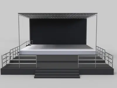 Stage Line SR12 - Concert Scene 3D model