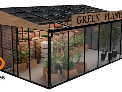 Greenhouse 3D model
