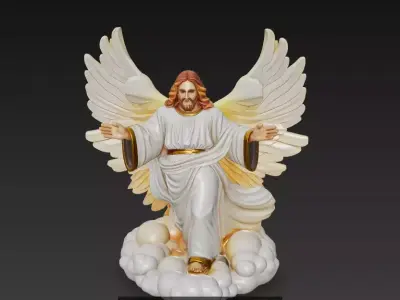 Heavenly Grace Collection - Divine Angelic Sculpture 3D Model Pack