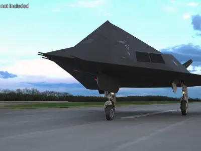  Lockheed F-117 Nighthawk Stealth Aircraft 