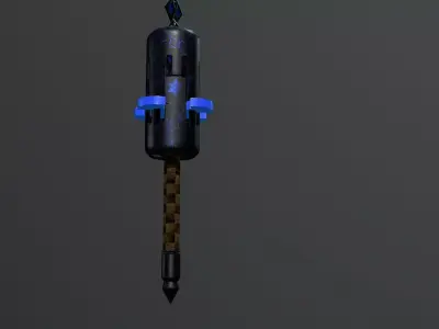 Crystal Sphere Low-poly 3D model