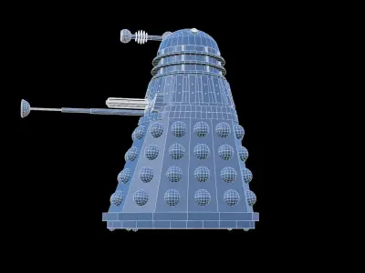 Dalek rig Low-poly 3D model