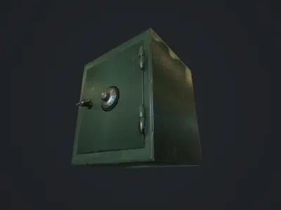 Safe v1 pbr Low-poly 3D model