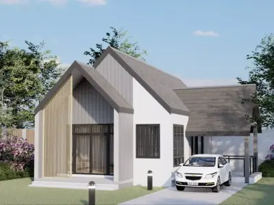 Nordic House BIM Model 3D model Vol2 3D model