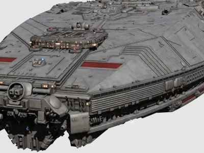 Battlestar Galactica Nova Class 3D model