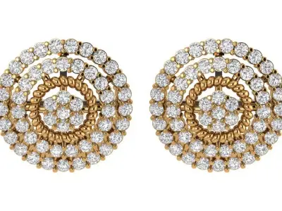 Antiqe Earrings 3D print model