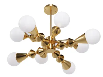 Chandeiler Dome V8 horizontal SKU 5990 Free 3D model