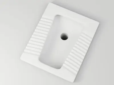 Squat Toilet 3D model