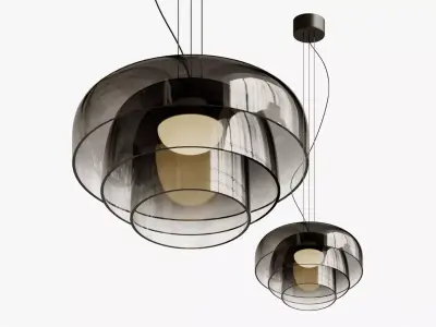 Pendant light Levels Fume 3D model