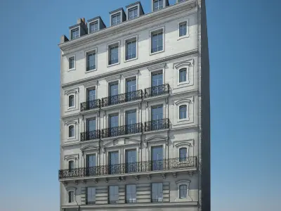 Old Building V 3D model