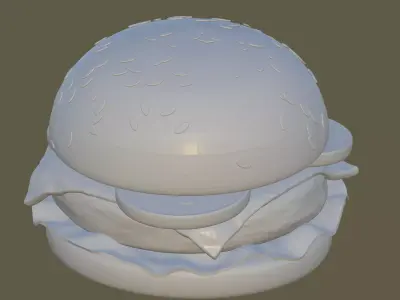 Burger Free 3D print model