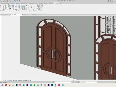 Classic Door Revit Family 3D model
