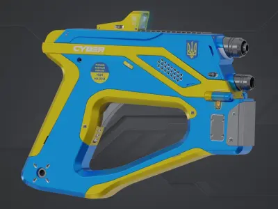 Sci-Fi gun model  3D model