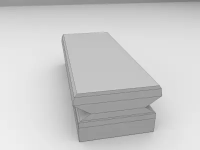 Chalkboard Eraser 3D model