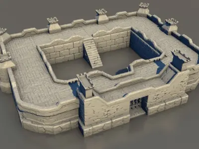 LEGENDARY CASTLE for 3Dprint 3D print model