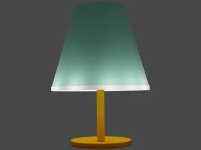 Led lamp 3D model