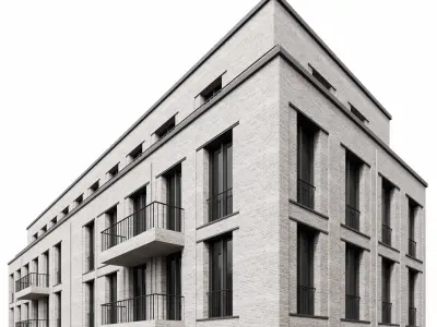 Bard College Student Residential Building 3D model