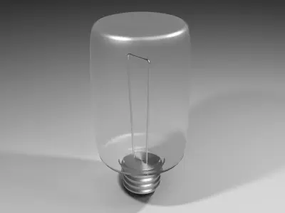 Light Bulb - Cylinder 3D model