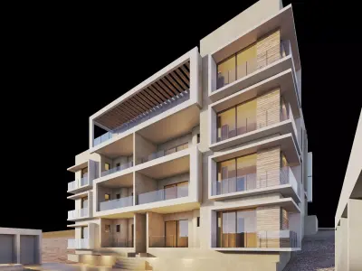 Apartments Building 3D model