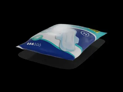 Incontinence pads Incontinence Pads Low-poly 3D model