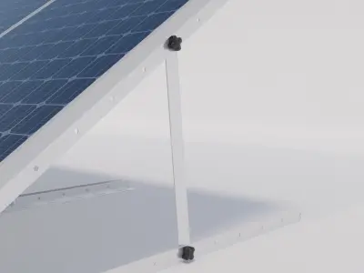 Solar panels 3D model
