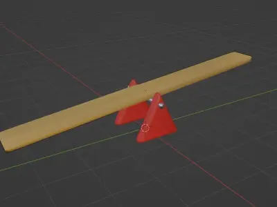 Simple Swinger Balancer Low-poly 3D model