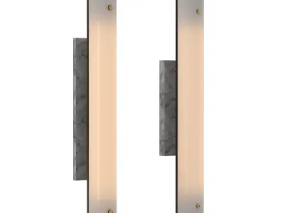 Counterweight Rectangle Sconce 3D model