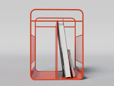 book holder or newspaper holder 3D model