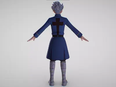 Lyon Vastia - Fairy Tail - Fierce Fight Low-poly 3D model