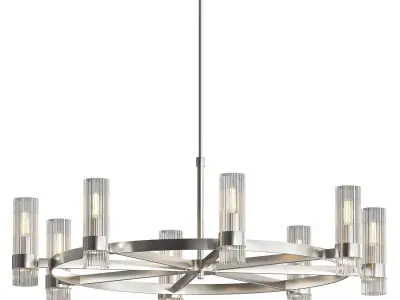 Barclay Large Chandelier 3D model