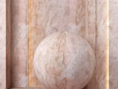 4K Concrete Wall and Floor Textures - PBR - Modern Warm Beige Texture