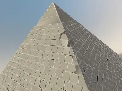 LowPoly Giza Pyramid Free low-poly 3D model
