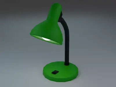 Table Office Lamp 3D model