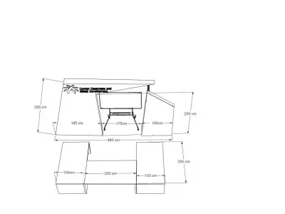 registration table and photowall 3D model