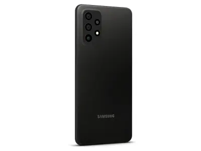 Samsung Galaxy A72 Awesome Black Low-poly 3D model