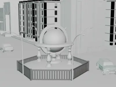 city environment  Free 3D model