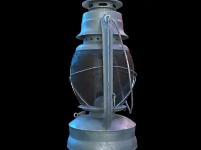 old lantern 3D model