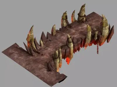 Not Zhoushan - Volcano - Stone Bridge 01 3D model