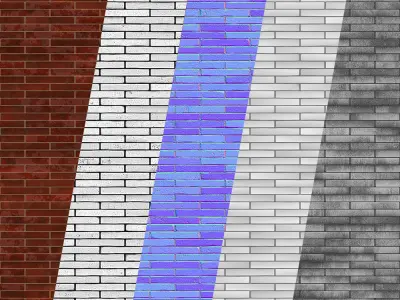 Wall Brick Design-12-PBR-4K-2K Texture