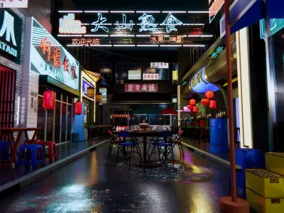 snack street 3D model