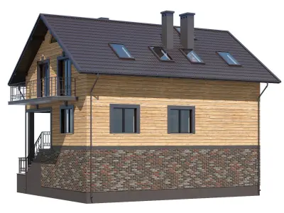 Cottage 025 3D model