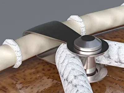 Azerbaijan drum 3D model