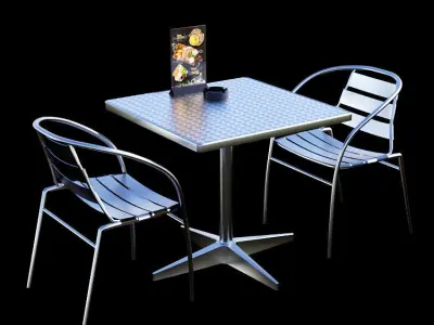 Summer Cafe 2 3D model
