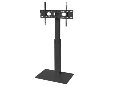 Minimalist TV Floor Stand Studio Easel Tripod Mount  Low-poly 3D model
