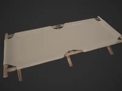 Camping Equipment Low-poly 3D model