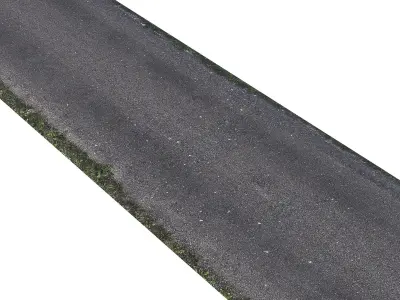 Ultra realistic Asphalt road HQ 3D model