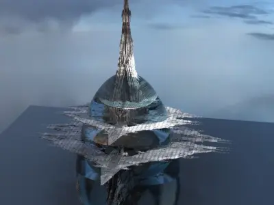 Deep sea Rapture Greenhouse 3D model